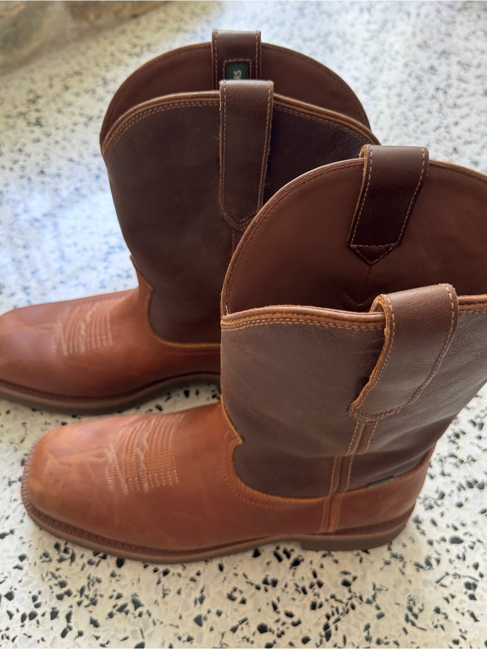 Tecovas‎ Leather Western Cowboy Boots Mens 11EE Extra Wide Mint Soles M10093sad